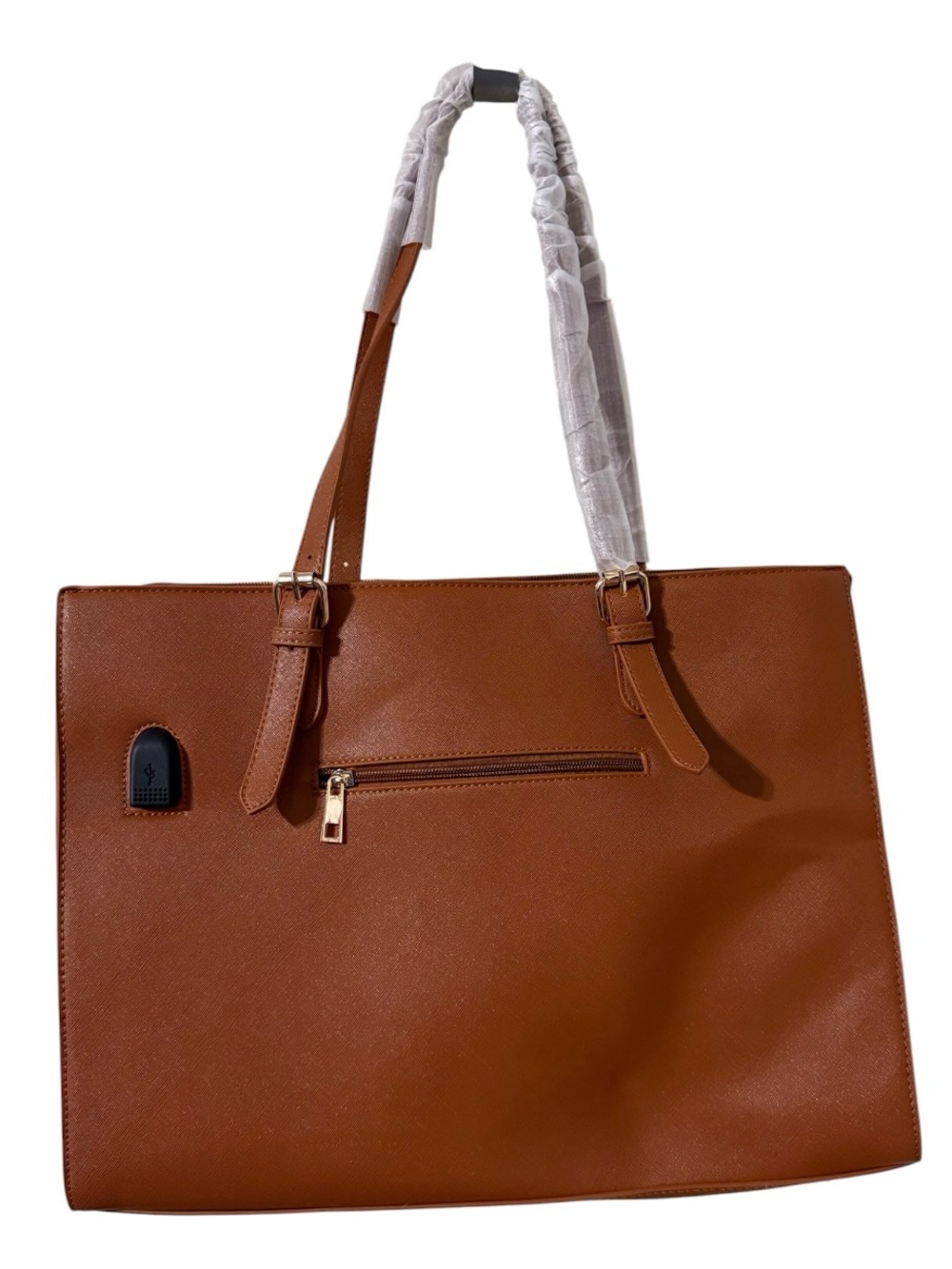 Lovevook Vintage Leather Laptop Tote Bag, New with tags